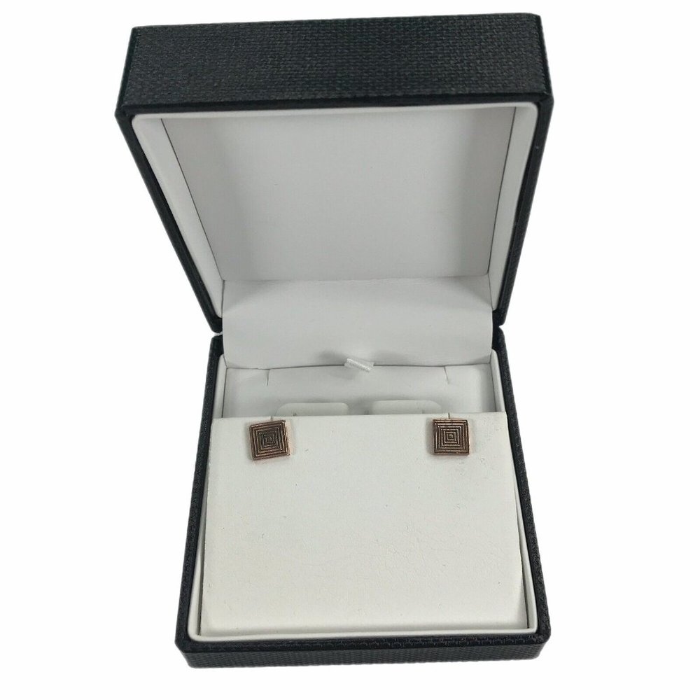 Lularoe LLR Rose Gold Logo Stud Earrings NIB